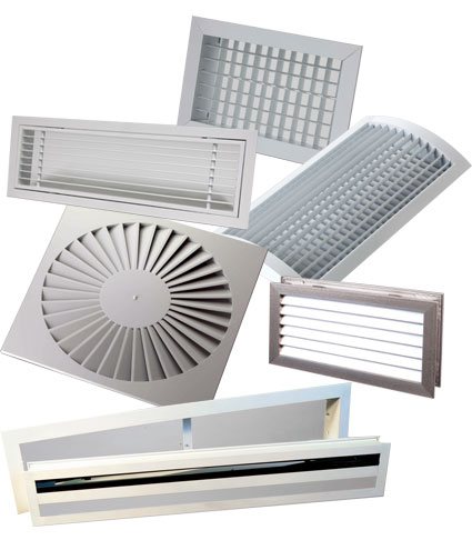 Grilles and diffusers for HVAC Ireland